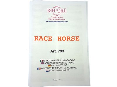 Mantua Model Race Horse 1:47 kit