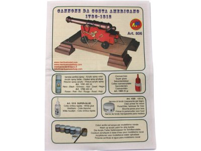 Mantua Model Americký kanón 1:17 kit