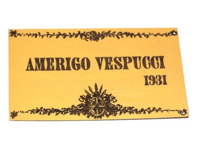 Mantua Model Štítek dřevěný: Gorch Fock