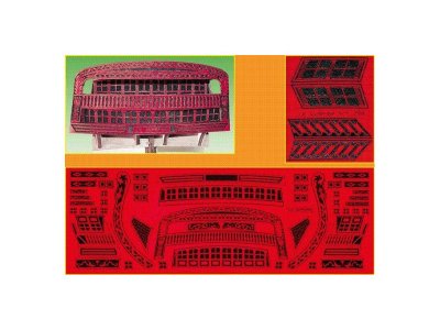 Mantua Model Gravírované díly dřevo: Le Superbe