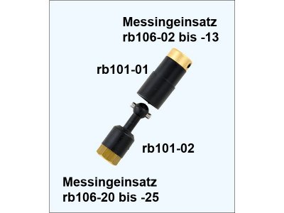 Raboesch vložka spojky 106-40 mosaz 5.0mm