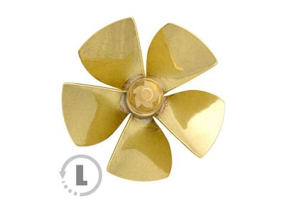 Raboesch lodní šroub tř.151 110mm M5 5-listý levý