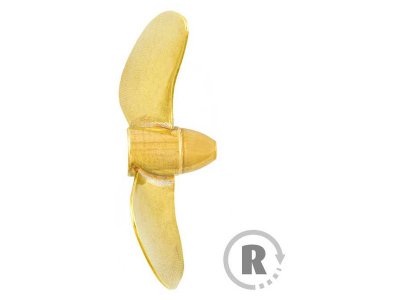 Raboesch lodní šroub tř.154 20mm M2 2-listý pravý