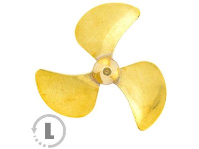 Raboesch lodní šroub tř.160 40mm M4 3-listý levý