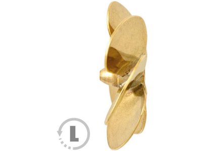 Raboesch lodní šroub tř.163 40mm M4 6-listý levý