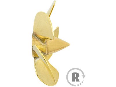 Raboesch lodní šroub tř.183 75mm M5 5-listý pravý