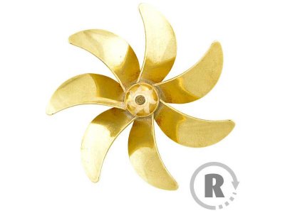 Raboesch lodní šroub tř.185 40mm M4 7-listý pravý