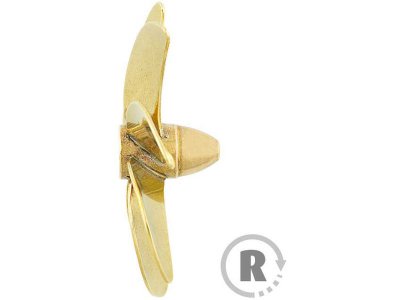 Raboesch lodní šroub tř.185 40mm M4 7-listý pravý