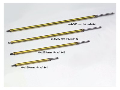 ROMARIN Lodní hřídel M4x300mm + trubka 235mm