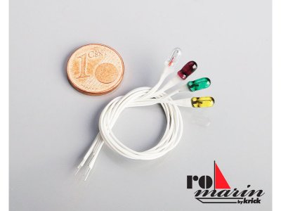 ROMARIN Lampa červená/50mA 6V pr. 3mm (2)