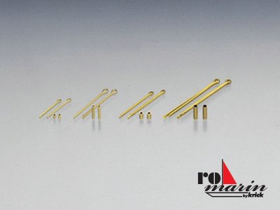 ROMARIN Očko s trubičkou mosaz 1.5/1.0x15mm (20)