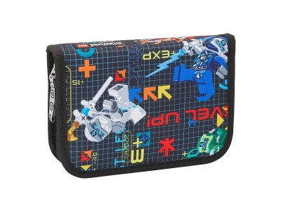 LEGO školní pouzdro s náplní - Navy/Red