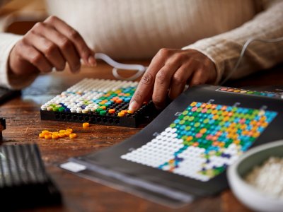 LEGO ART - Mapa světa