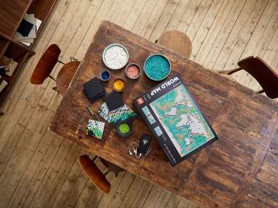 LEGO ART - Mapa světa