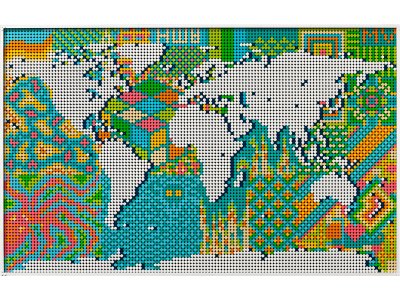LEGO ART - Mapa světa