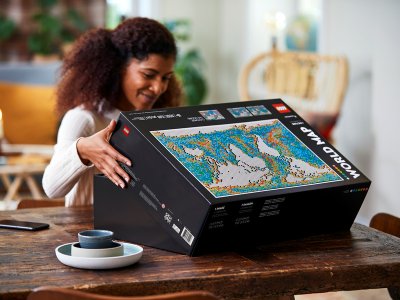 LEGO ART - Mapa světa