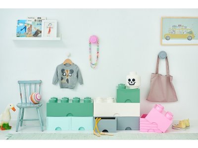 LEGO úložný box 250x500x180mm - světle zelený