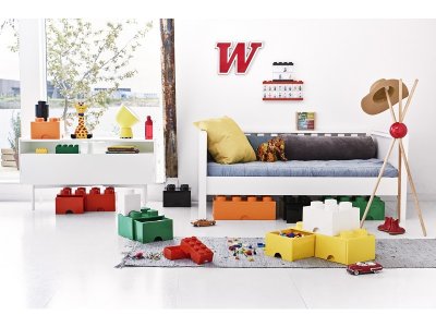 LEGO úložný box 250x500x180mm - bílý
