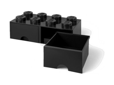 LEGO úložný box s šuplíky 250x500x180mm - bílý