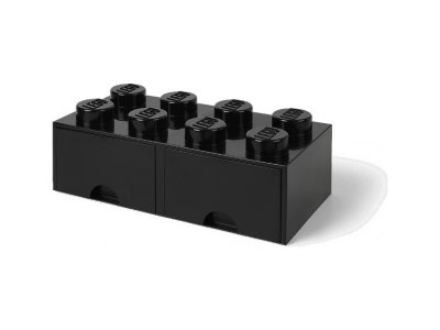 LEGO úložný box s šuplíky 250x500x180mm - bílý