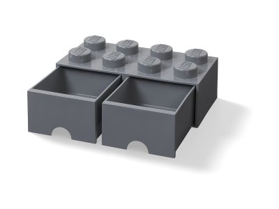 LEGO úložný box s šuplíky 250x500x180mm - bílý