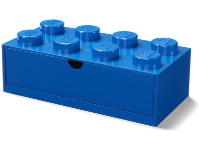 LEGO stolní box 8 se zásuvkou červený