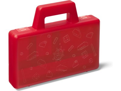 LEGO To Go úložný box s přihrádkami - zelená