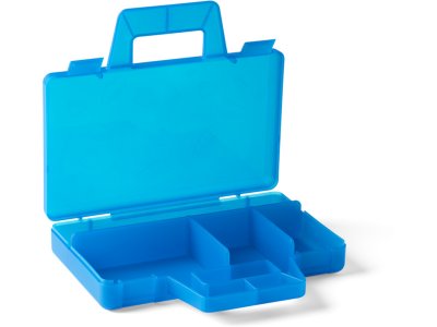 LEGO To Go úložný box s přihrádkami - zelená