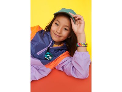 LEGO DOTs - Neonový tygr – náramek & ozdoba na tašku