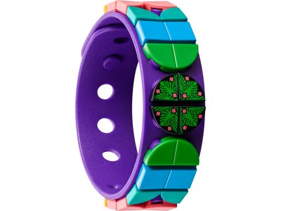 LEGO DOTs - Neonový tygr – náramek & ozdoba na tašku