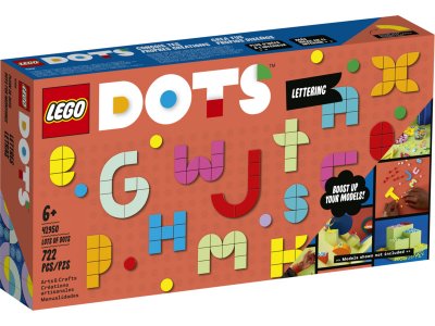 LEGO DOTs - Záplava DOTs dílků – písmenka