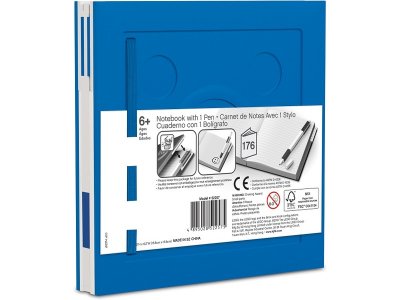 LEGO 2.0 zápisník s gelovým perem hnědý