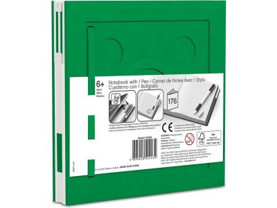 LEGO 2.0 zápisník s gelovým perem černý