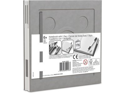 LEGO 2.0 zápisník s gelovým perem černý