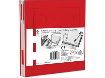 LEGO 2.0 zápisník s gelovým perem černý