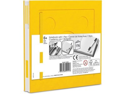 LEGO 2.0 zápisník s gelovým perem černý