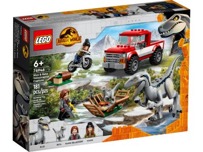 LEGO Jurassic World - Odchyt velociraptorů Blue a Bety