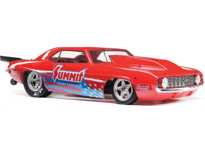 Losi 22S Dragster 1:10 1969 Camaro RTR modré