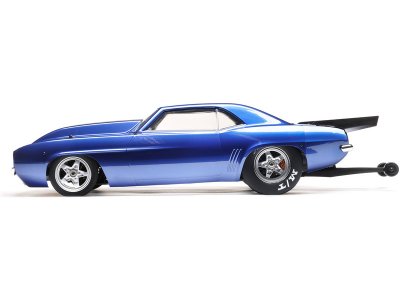 Losi 22S Dragster 1:10 1969 Camaro RTR modré
