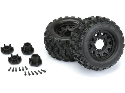 Pro-Line kolo 2.8", pneu Badlands MX28, disk Raid H12 černý (2)