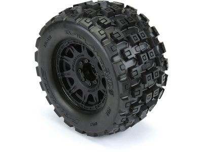 Pro-Line kolo 3.8", pneu Badlands MX38, disk Raid H17 černý (2)