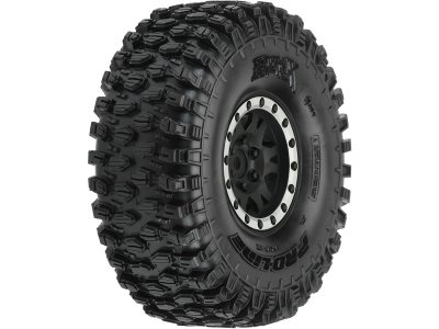 Pro-Line kolo 1.9", pneu Hyrax G8, disk Impulse H12 černo-stříbrný (2)