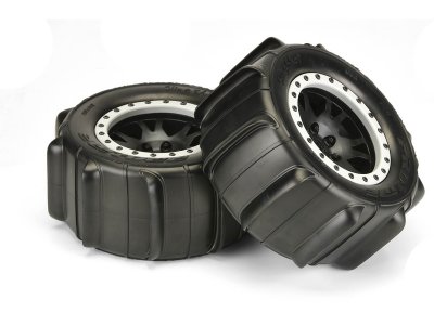 Pro-Line kolo 4.3", pneu Sling Shot Pro-Loc, disk Impulse H24 černo-šedý (2) (X-Maxx)