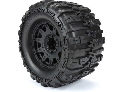 Pro-Line kolo 3.8", pneu Trencher HP Belted, disk Raid H17 černý (2)