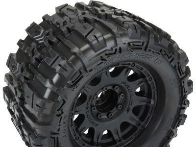 Pro-Line kolo 3.8", pneu Trencher HP Belted, disk Raid H17 černý (2)