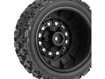 Pro-Line kolo 2.2/3.0", pneu Badlands MX M2, disk Raid H12 černý (2)
