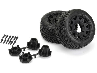 Pro-Line kolo 2.8", pneu Street Fighter LP, disk Raid H12 černý (2)