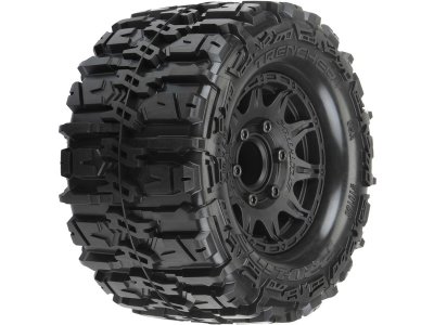 Pro-Line kolo 2.8", pneu Trencher HP Belted, disk Raid H12 černý (2)