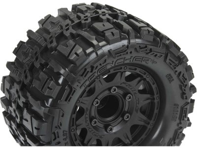 Pro-Line kolo 2.8", pneu Trencher HP Belted, disk Raid H12 černý (2)