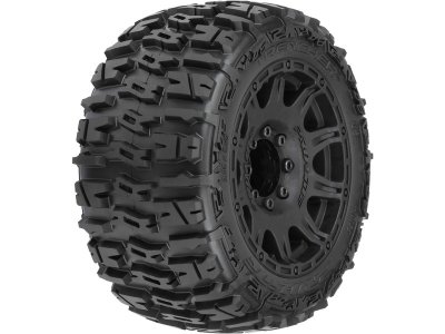 Pro-Line kolo 3.8", pneu Trencher LP, disk Raid H17 černý (2)